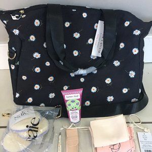 Alice & Olivia Daisy Print Duffle Bag + extras